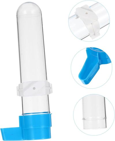 5 قطع الطيور شارب الحيوانات الأليفة الطيور تغذية المياه التلقائي الطيور موزع المياه الطيور شرب زجاجة الطيور تغذية المياه لقفص الطيور الملحقات لأقفاص الطيور لوازم زيادة البلاستيك in Kuwait