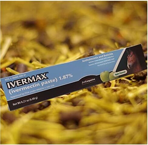 Ivermax (معجون إيفرمكتين) 1.87% للاستخدام عن طريق الفم في الخيول فقط - 4 عبوات in Saudi Arabia