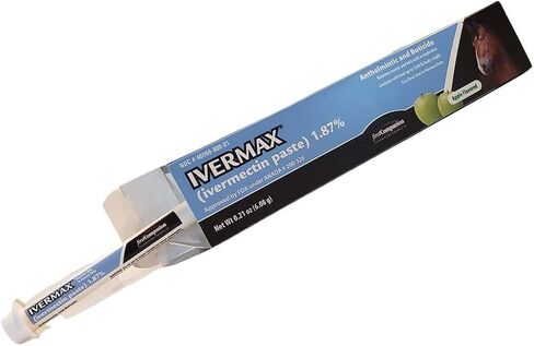 Ivermax (معجون إيفرمكتين) 1.87% للاستخدام عن طريق الفم في الخيول فقط - 4 عبوات in Saudi Arabia
