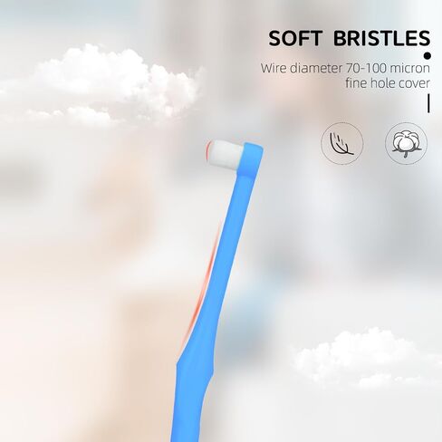 3 Pack Cat Kitten Toothbrush Soft Nano Bristles Puppy Dog Toothbrush Small Cat Dog Toothbrush, Pet Dental Care Oral Hygiene Toothbrush for Sensitive Pet Teeth Gums in Saudi Arabia