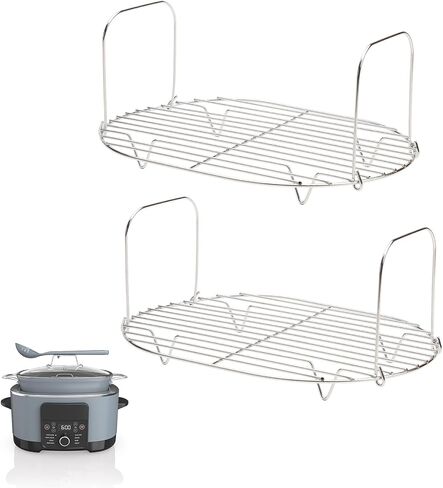 رف البخار والشواء متوافق مع Ninja Foodi Possible Cooker Pro 8.5 Qt MC1000 1PACK (1Pack) in Kuwait