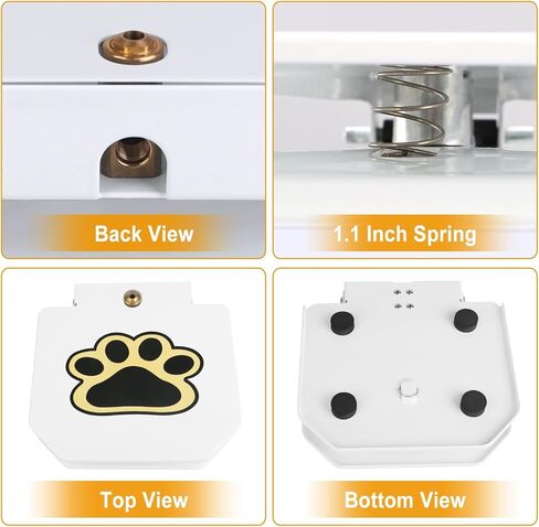 نافورة مياه للكلاب، نافورة مياه للشرب للحيوانات الأليفة تعمل بمخالب خارجية، موزع مرش للحيوانات الأليفة مطور مع مجموعة صمامات نحاسية، مياه عذبة للشرب، سهلة التدريب، متضمنة على شكل حرف Y in Kuwait