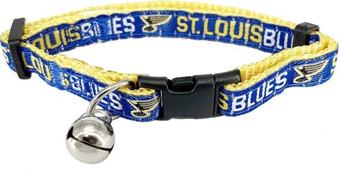 NHL CAT Collar Pittsburgh Penguins Satin Cat Collar Hockey Team Collar for Dogs & Cats. A Shiny & Colorful Cat Collar with Ringing Bell Pendant in Saudi Arabia