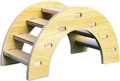 Wooden Hamster House Wood Hideout for Hamsters Young Dwarf Gerbil Mouse Mice Rat Small Animals(Only for Small Hamster) in Kuwait