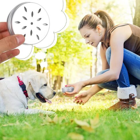 20 عبوة من علب عمل رائحة الكلاب، مجموعة حاويات تدريب أنف الكلاب مع 50 نقطة مغناطيسية، صندوق تدريب على رائحة الألومنيوم بوزن 2 أونصة مع أغطية مجوفة، صندوق مزيل العرق للثلاجة المستديرة مع غطاء لولبي in Kuwait