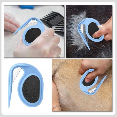 مشط عقدة للقطط، أداة إزالة شعر الكلاب غير اللامعة، أمشاط قص الشعر المتشابكة للحيوانات الأليفة ذات الشعر الطويل، قطعة واحدة، أصفر-B in Saudi Arabia