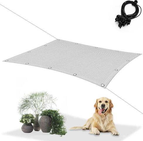 Replacement Dog Kennel Cover for Outside Kennels 6.6x7ft, Waterproof Outdoor Dog Kennel Shade Cover, Dog Cage Cover Tarps, UV Resistant Cover Large size Dog kennel accessories outdoor in Saudi Arabia