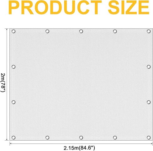 Replacement Dog Kennel Cover for Outside Kennels 6.6x7ft, Waterproof Outdoor Dog Kennel Shade Cover, Dog Cage Cover Tarps, UV Resistant Cover Large size Dog kennel accessories outdoor in Saudi Arabia