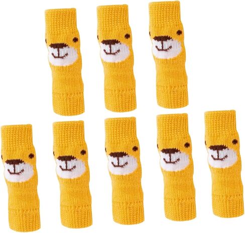 2 Sets pet Socks Dog Leg Warmers Small Dog Scratch Socks Warm Dog Hock Covers Pet Leg Sleeves Socks for Dogs Thermal Socks pet Leg Joint Protector Elasticity Grip Polyester in Kuwait