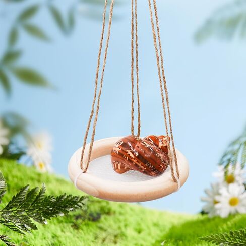 لعبة أرجوحة السلطعون الناسك، لعبة تسلق السلطعون الناسك، ملحقات تزيين حوض السمك لخزان الزواحف، مناسبة للسرطانات الناسك الصغيرة والمتوسطة الحجم وسحلية الهامستر، بقطر 10.16 سم in Kuwait