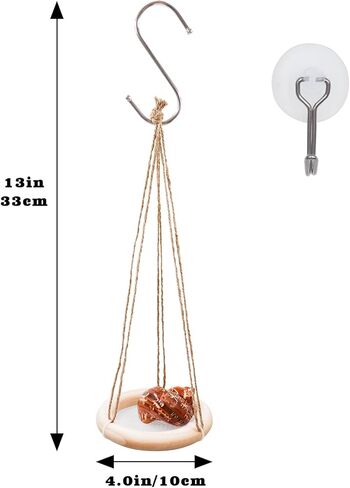 لعبة أرجوحة السلطعون الناسك، لعبة تسلق السلطعون الناسك، ملحقات تزيين حوض السمك لخزان الزواحف، مناسبة للسرطانات الناسك الصغيرة والمتوسطة الحجم وسحلية الهامستر، بقطر 10.16 سم in Kuwait