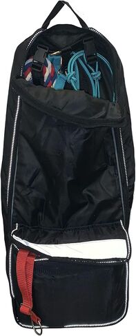 Majestic Ally Halter Bridle Carry Bag - Reflective, Padded with Front Large Pocket Tack Carry Bag to Keep Horse Tack Clean and Safe (Black) in Saudi Arabia