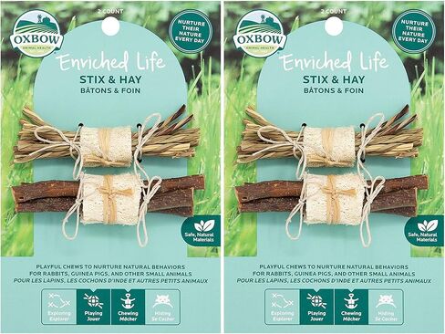 Oxbow Animal Health 4 عبوات من مضغ الحياة المخصب ومضغ الحيوانات الأليفة الصغيرة in Kuwait