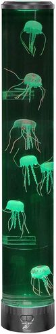 Lightahead LED مصباح المزاج قنديل البحر أكوا مع 5 تأثيرات ضوئية متغيرة الألوان. مصباح مزاج حوض السمك الاصطناعي الحسي الكبير للغاية. هدية مثالية in Kuwait