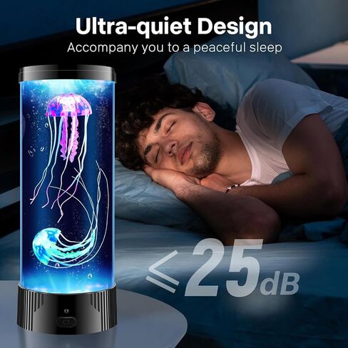 Jellyfish Lamp, LED Jellyfish Night Lamp 16 Colours with Remote Control Adult Children Aquarium Mood Light, Home Office Decoration Mood Light, Christmas Gift in Saudi Arabia
