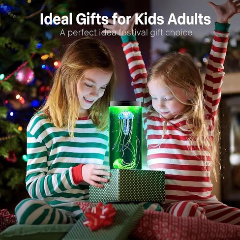 Jellyfish Lamp, LED Jellyfish Night Lamp 16 Colours with Remote Control Adult Children Aquarium Mood Light, Home Office Decoration Mood Light, Christmas Gift in Saudi Arabia