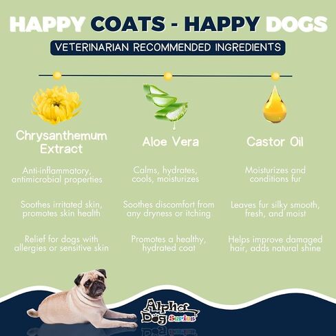 Alpha Dog Series Natural Dog Shampoo and Conditioner with Aloe Vera, pH Balanced Oatmeal Shampoo for Dogs, Tear-Free Dog Shampoo Oatmeal for Sensitive Skin, OatmealDog Shampoo 1 Gallon in Saudi Arabia