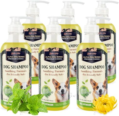 Alpha Dog Series Natural Dog Shampoo and Conditioner with Aloe Vera, pH Balanced Oatmeal Shampoo for Dogs, Tear-Free Dog Shampoo Oatmeal for Sensitive Skin, OatmealDog Shampoo 1 Gallon in Saudi Arabia