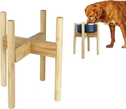 حامل وعاء الكلب متوافق مع وعاء الكلب يتي بومر، حامل وعاء الكلب القابل للتوسيع للكلاب الكبيرة، رفع وحدات التغذية البطيئة، حامل وعاء الماء المرتفع للكلاب in Kuwait