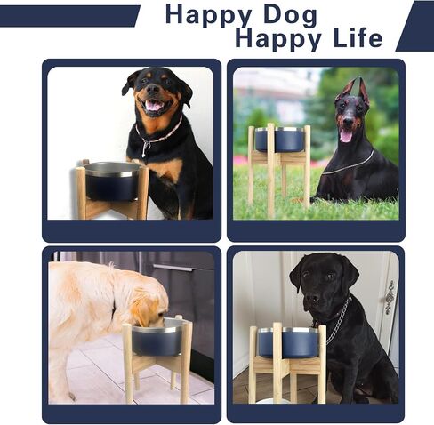 حامل وعاء الكلب متوافق مع وعاء الكلب يتي بومر، حامل وعاء الكلب القابل للتوسيع للكلاب الكبيرة، رفع وحدات التغذية البطيئة، حامل وعاء الماء المرتفع للكلاب in Kuwait