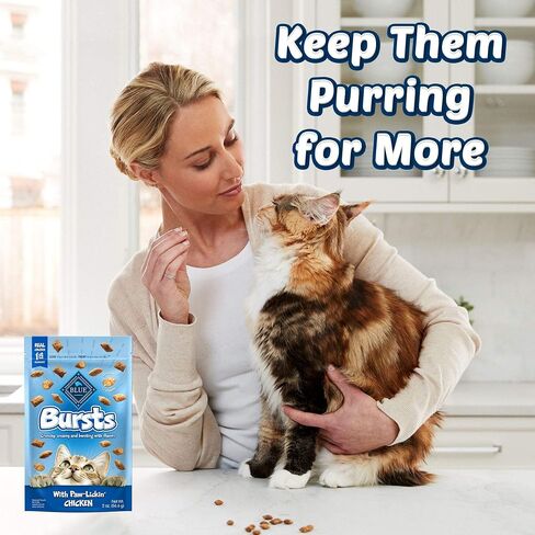 Blue Buffalo Bursts Feline Chicken Flavour Cat Treats, 2 oz. in Saudi Arabia
