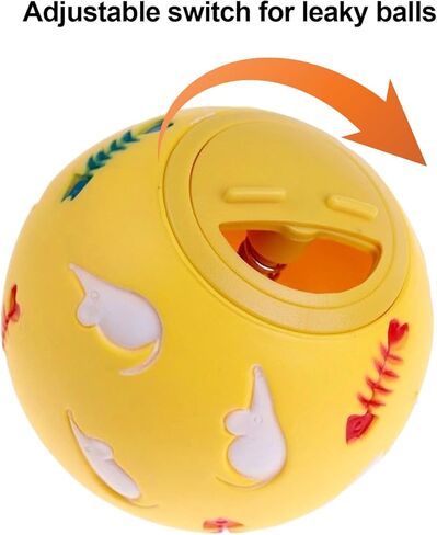 كرة توزيع الحلوى، كرة الوجبات الخفيفة للحيوانات الصغيرة، القطط والكلاب والأرنب وفئران الحيوانات الأليفة، مفيدة لأنشطة الحيوانات الأليفة والصحة (طباعة مخالب) in Kuwait