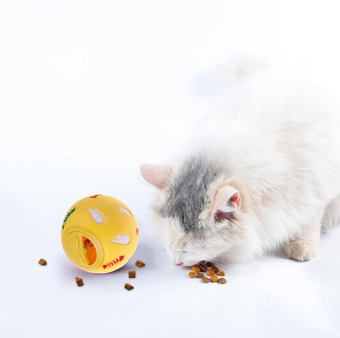 كرة توزيع الحلوى، كرة الوجبات الخفيفة للحيوانات الصغيرة، القطط والكلاب والأرنب وفئران الحيوانات الأليفة، مفيدة لأنشطة الحيوانات الأليفة والصحة (طباعة مخالب) in Kuwait