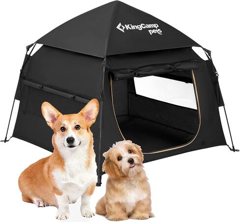 KingCamp Pet Playpen للكلاب، خيمة قابلة للطي للكلاب، قفص لعب للكلاب الصغيرة والمتوسطة، خيمة لعب للحيوانات الأليفة مع حقيبة حمل، قفص لعب للجرو قابل للحمل في الأماكن المغلقة والمفتوحة in Saudi Arabia