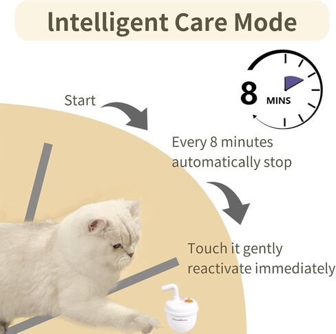 Cat Laser Toy, Bubble Automatic Cat Toy with Tumbler Design, Interactive Cat Toy with Catnip/Silvervine, Best Cat Toys with Fast & Slow Mode, Rechargeable Cat Toys for Bored Indoor Adult Cats in Saudi Arabia