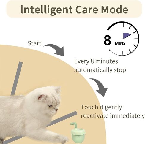 Cat Laser Toy, Bubble Automatic Cat Toy with Tumbler Design, Interactive Cat Toy with Catnip/Silvervine, Best Cat Toys with Fast & Slow Mode, Rechargeable Cat Toys for Bored Indoor Adult Cats in Saudi Arabia