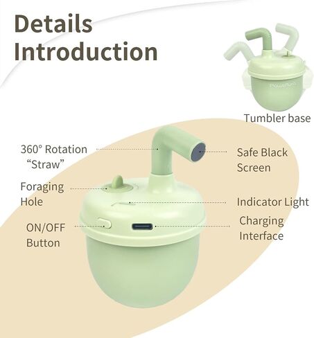 Cat Laser Toy, Bubble Automatic Cat Toy with Tumbler Design, Interactive Cat Toy with Catnip/Silvervine, Best Cat Toys with Fast & Slow Mode, Rechargeable Cat Toys for Bored Indoor Adult Cats in Saudi Arabia