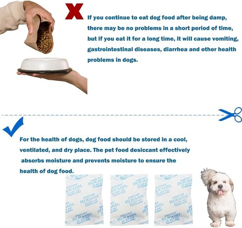 xcivi 12 عبوة من أكياس تجفيف أغذية الحيوانات الأليفة من أجل مغذيات أغذية الحيوانات الأليفة للقطط والكلاب الأوتوماتيكية من PETLIBRO؛ لوحدة تغذية القطط الأوتوماتيكية RFID المُحدثة من PETLIBRO، حقيبة مقاومة للرطوبة مُجففة تحافظ على أطعمة الحيوانات الأليفة جا in Kuwait