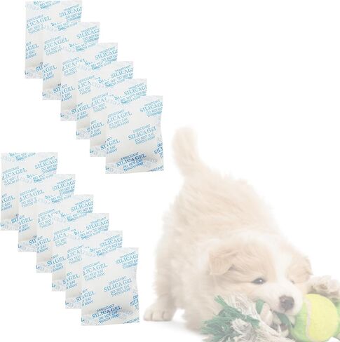 xcivi 12 عبوة من أكياس تجفيف أغذية الحيوانات الأليفة من أجل مغذيات أغذية الحيوانات الأليفة للقطط والكلاب الأوتوماتيكية من PETLIBRO؛ لوحدة تغذية القطط الأوتوماتيكية RFID المُحدثة من PETLIBRO، حقيبة مقاومة للرطوبة مُجففة تحافظ على أطعمة الحيوانات الأليفة جا in Kuwait