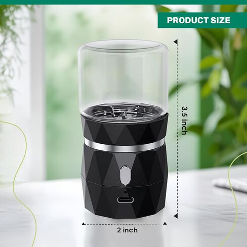 UCI Electric Herb Grinder – Portable Spice Grinder with USB Cable, Efficient Grinder for Kitchen Use, Perfect for Spices, Onions & More in Saudi Arabia