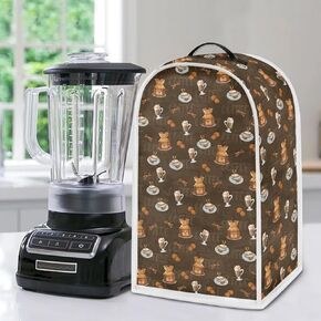 Blender Cover Dust Cover Starry Night Food Processor Cover with Top Handle Small Kitchen Appliance Covers Anti Fingerprint Coffee Maker Cover Kitchen Decoration