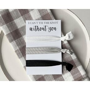 Bachelorette Party Favors Hair Ties, Wedding Hair Tie Party Favors, Bulk Bridesmaid Proposal Hair Ties, Bridal Shower Party Favor Gifts, Bridesmaid Hair Ties, Bridal Shower (I need 5 Hair Tie Favors)