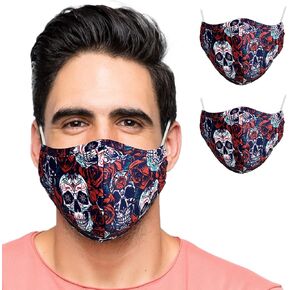 Protective Reusable Face Mask 2 Layers Cloth Mask (Pack of 2)
