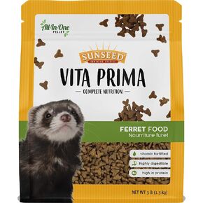 Sunseed Sunscription Vita Prima Ferret Formula, 3-Pound Bag (3 Pack)