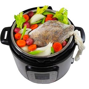 Regency Wraps Inst-A-Sock For All-in-One Multi-Cookers to Pressure, Slow Cook, Steam and Boil, Natural, 24 inch (pack of 10)