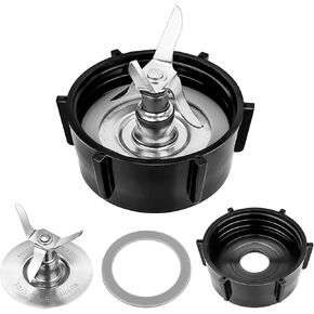 Osterizer Blender Cutter Blade Base Cap Gasket Parts Replaces Part Numbers: 031014, 148381 for Oster Fits glass, plastic, and stainless steel jars