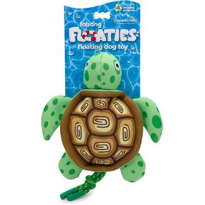 fabdog Floaties Dog Toys - Squeaky Floating Water Toys for All Breeds - Cute & Durable Duck Puppy Toys - Fun Nylon Squeak Toy Made with Recycled Materials | Duck