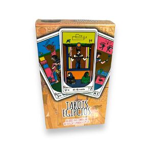 Tarot Egipcio Cartas de Tarot en español, cartas del tarot para principiantes, baraja del tarot egipcio, 78 cartas con guía