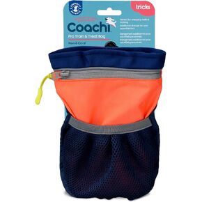 Coachi Pro Train & Treat Bag, Pouch. Dog Trainers and Professional Walkers, Extra Large Storage, Secure Attachment Options, Zipped Pocket, Magnetic Closure. Suitable for Dog Walking & Training