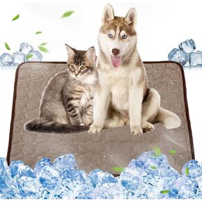 Mayper Dog Cooling Mat Cool & Comfortable,Pet Cooling Pad for Your Furry Friend, Cooling Mat Washable & Cool in Hot Summer
