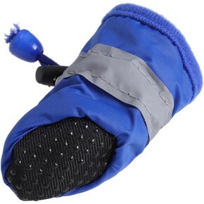 UKCOCO Blue Dog Boots Dog Shoes for Small to Medium Dogs, Dog Booties, Paw Protector for Hot Pavement Winter Snow Hiking Boot L Dog Paw Cleanliness