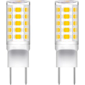 Upgraded G8 LED Under Microwave Light Bulb Glass Cover, 4W 120V for GE Samsung LG Over The Range Appliances, Replaces WB08X10057 WB08X10051 Warm White 2-Count