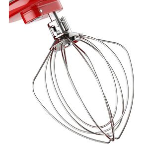 Stainless Steel Whisk Attachment for KitchenAid Stand Mixer, 6-Wire Whisk for 4.5-5Qt Tilt-Head Stand Mixer, For Exceptional Egg, Cream, Cake, Pasta, For Kitchen Aid Mixers Accessories by InnoMoon