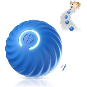 Dog toy ball, Interactive dog ball toy, Robust self-rolling ball, Interactive dog ball toy for boredom indoors outdoors, Dog toy ball (orange)