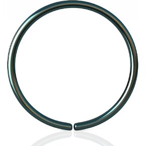 خاتم الأنف باللون الأخضر الداكن 20 جرام طوق عادي - ثقب الأنف من الفضة الإسترليني عيار 925 - مجوهرات خواتم الأنف الصغيرة in Kuwait