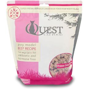 Steve's Real Food Quest Super Premium Freeze Dried Raw Cat Food, 10 Ounce